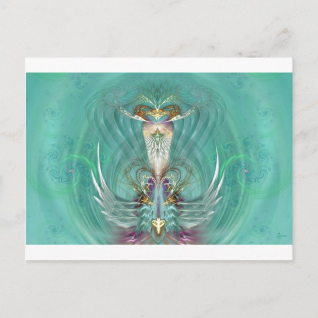 Höhere Herzklappe Postkarte (Vorderseite)