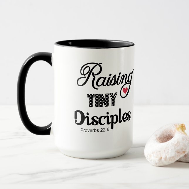 Höhere kleine Jünger Sprichwörter 22:6 Mama Tasse (Mit Donut)
