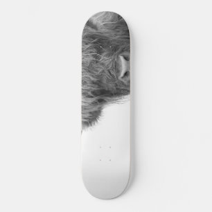 Höhere Kuh Schwarz & Weiß #4 Skateboard