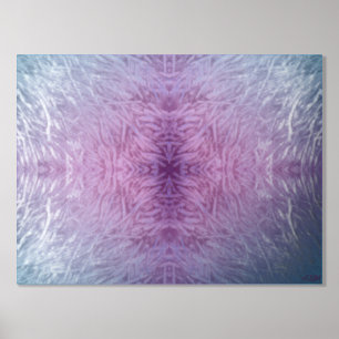 Höhere Silver Foil Block Art Print Foliendrucke