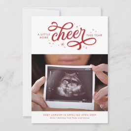 Höhere Weihnachtsschwangerschaft Feiertagskarte