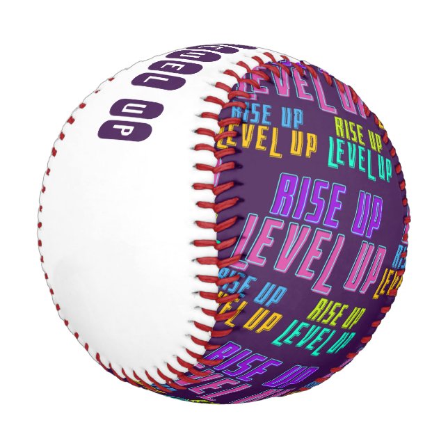 Höherer Anstieg des positiven Quotenbaseballs Baseball (Schrägansicht)