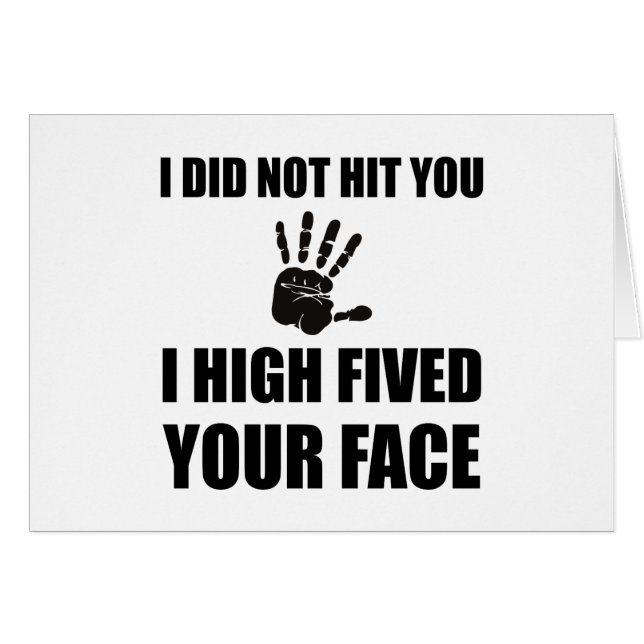 Hohes Fived Ihr Gesicht (Vorderseite (Horizontal))
