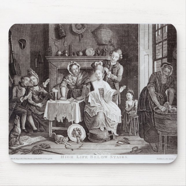 Hohes Leben unter Treppe Mousepad (Vorne)