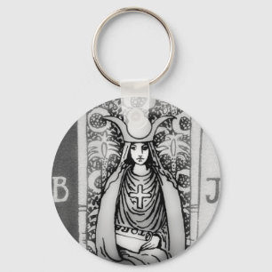 Hohes Priesterin-Tarot Schlüsselanhänger