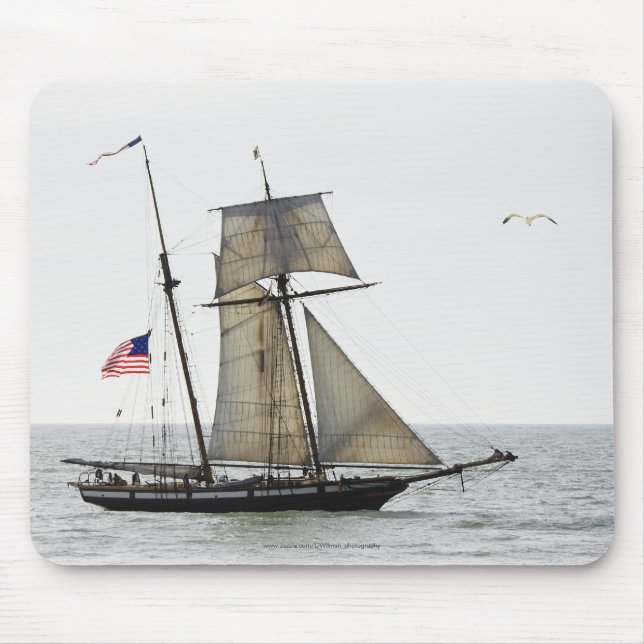Hohes Schiff mousepad (Vorne)