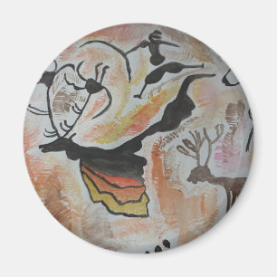 Höhle Art Abstrakt Magnet