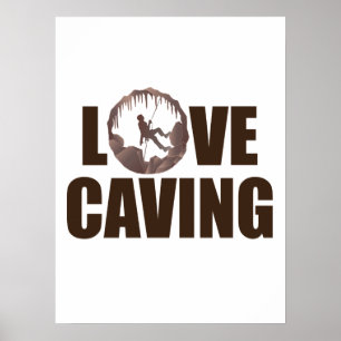 Höhle der Liebe - Höhlenspelunkologie Poster