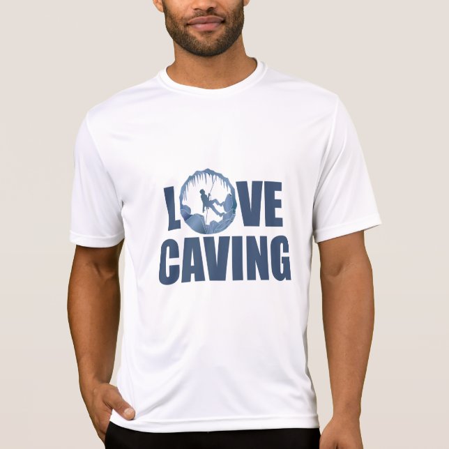 Höhle der Liebe - Höhlenspelunkologie T-Shirt (Vorderseite)
