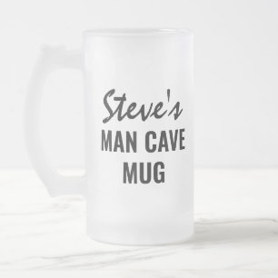 Höhle des Personalisierten Namens Mattglas Bierglas