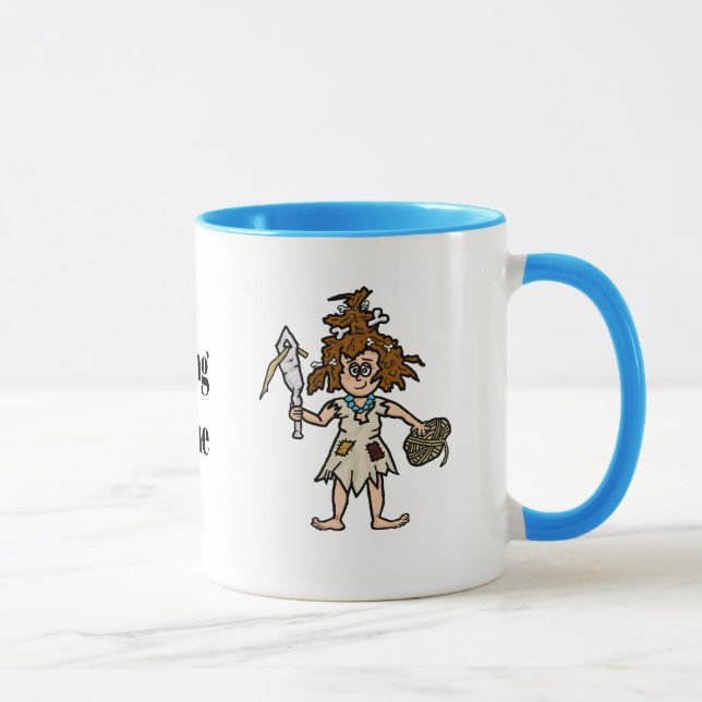 Höhle Frau Seamstress Tasse (Rechts)