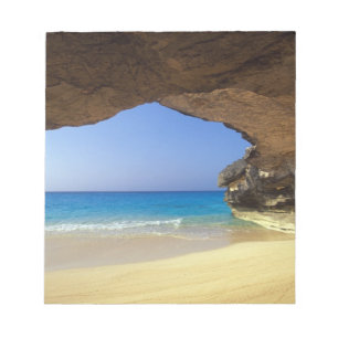 Höhle in der French Bay, San Salvador Island, Notizblock