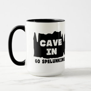 Höhle in tasse