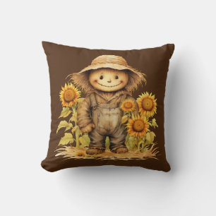 Höhle mit Sonnenblume Kissen
