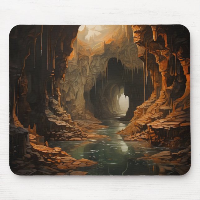 Höhle River Nature Mousepad (Vorne)