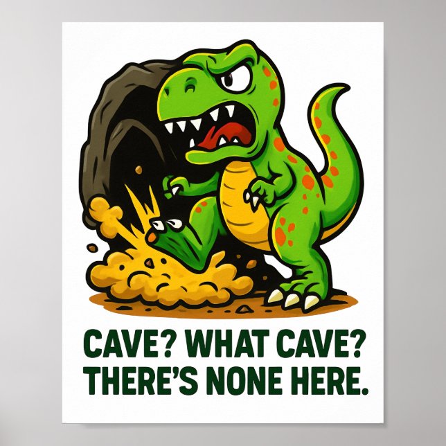 Höhle? Welche Höhle? Poster (Vorne)