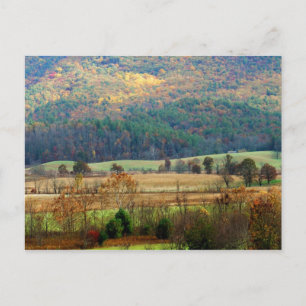 Höhlen bedecken Herbst - Große, rauchige Berge Postkarte