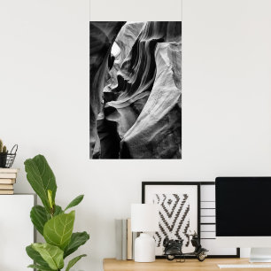Höhlen der Antelope Canyons Poster