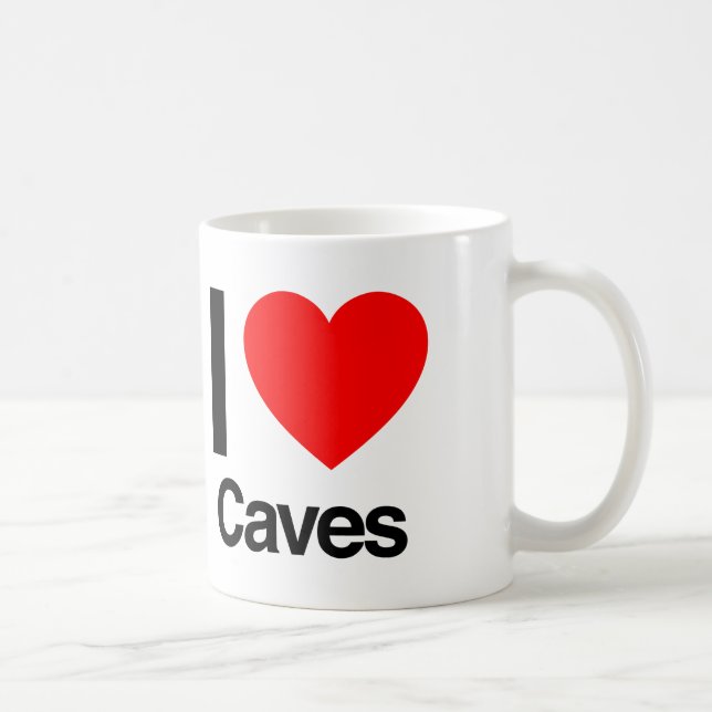 Höhlen in Liebe Kaffeetasse (Rechts)