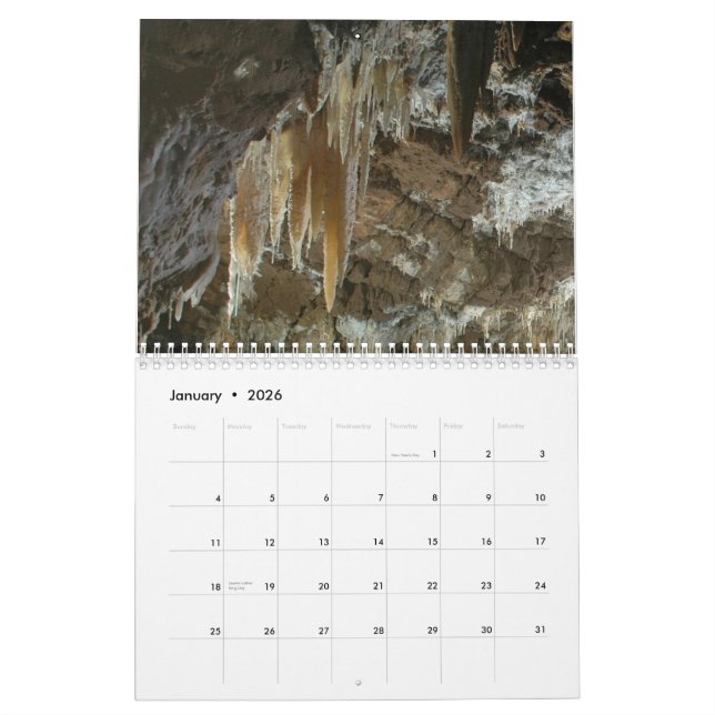 Höhlen-Kalender Kalender (Jan 2026)