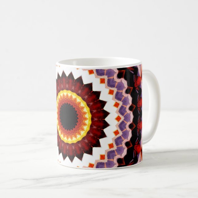Höhlen-Mandala Kaffeetasse (VorderseiteRechts)