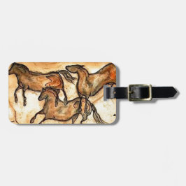 Höhlen-Pferde ** Gepäckanhänger