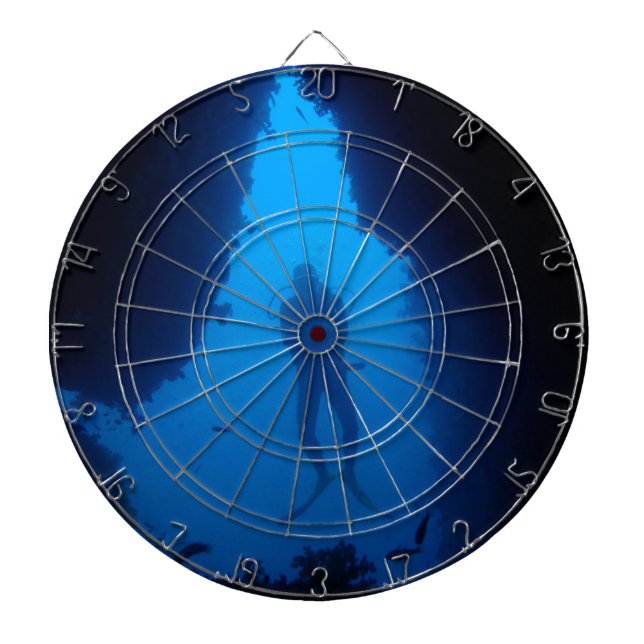 Höhlen-Taucher Dartscheibe (vorne)