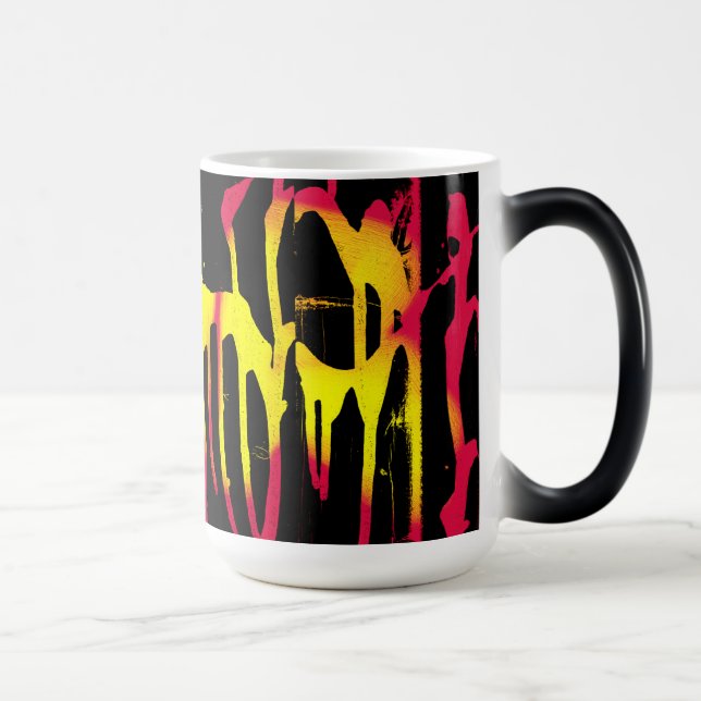 Höhlen und Sporen und Bacchanal-Magie-Tasse Verwandlungstasse (Rechts)