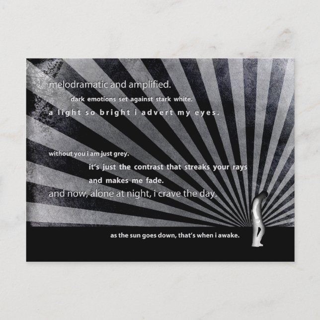 Höhlenbewohner. Postkarte (Vorderseite)