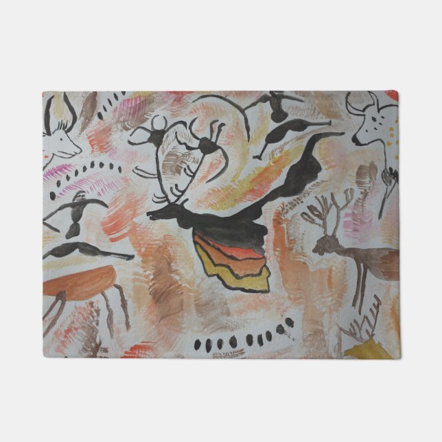 Höhlenkunst Abstrakt Fußmatte (Vorderseite)