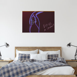 Höhlenmalerei auf Spannleinwand Leinwanddruck