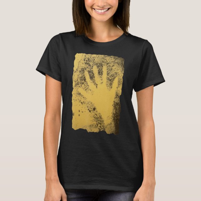 Höhlenmalerei prähistorisch in Cosquer Höhlengesch T-Shirt (Vorderseite)