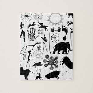 Höhlenmalereien - primitive Kunst