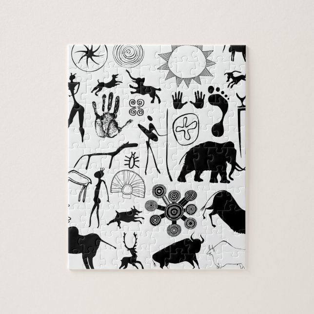 Höhlenmalereien - urzeitliche Kunst (Vertikal)