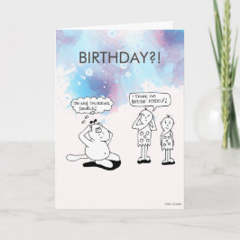 Höhlensaal Comic: Geburtstag, Rock! Karte
