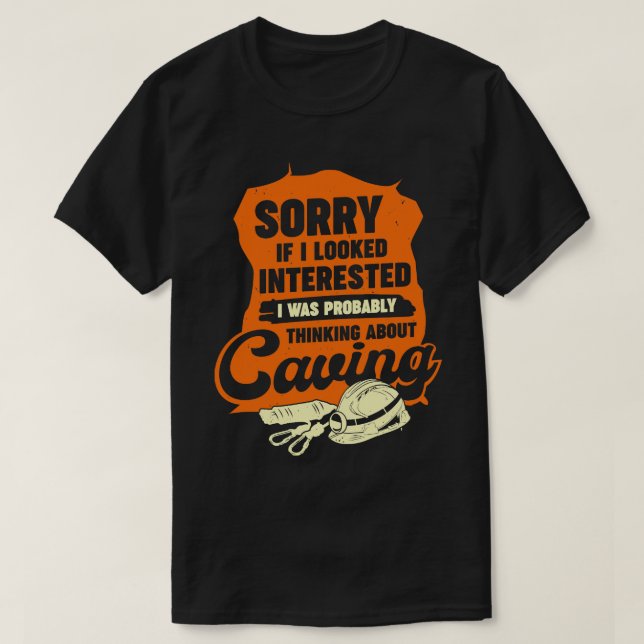 Höhlenspelunking T-Shirt (Design vorne)