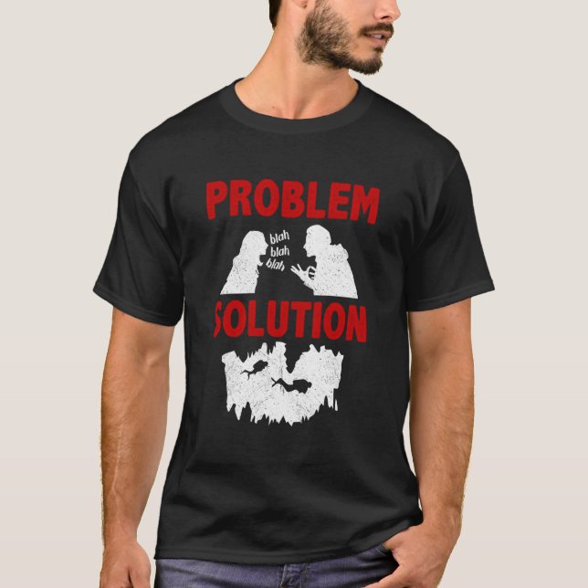 Höhlentaucher Problemlösung Hobby T-Shirt (Vorderseite)
