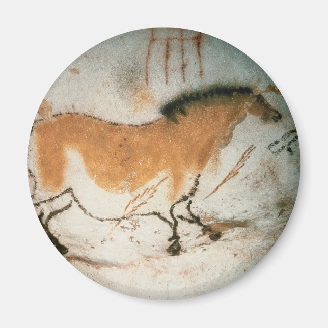 Höhlenzeichnungen Lascaux Französisch prähistorisc Magnet (Vorne)
