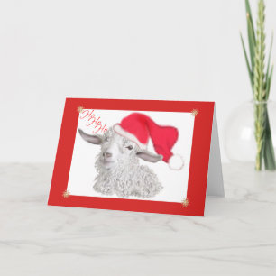 HoHo Angora Ziege Weihnachten