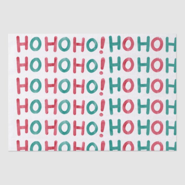 Hoho Christmas Seidenpapier (Vorderseite)