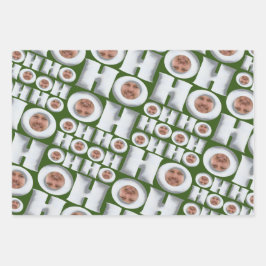 HoHo! Geschenk von mir! Ihr Face Wrapping Paper Geschenkpapier Set