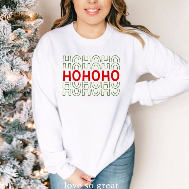 HoHo Niedlicher Urlaub Sweatshirt (Von Creator hochgeladen)