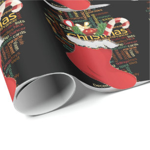 HoHoHo! Frohe Weihnachten GIFTS und ein glückliche Geschenkpapier