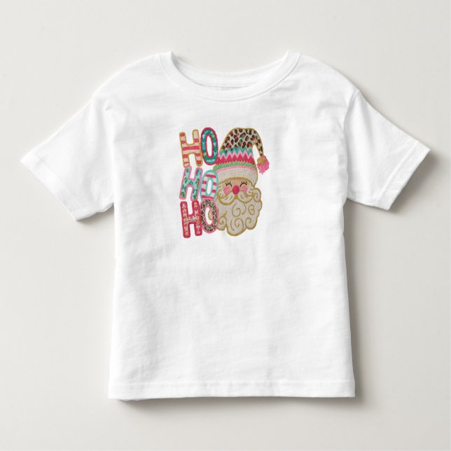 HOHOHO FROHE WEIHNACHTEN T-Shirt (Vorderseite)