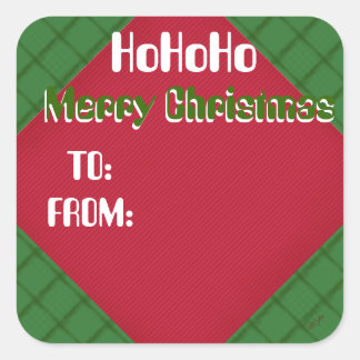 HoHoHo Joyeux Noël à et du Étiquette