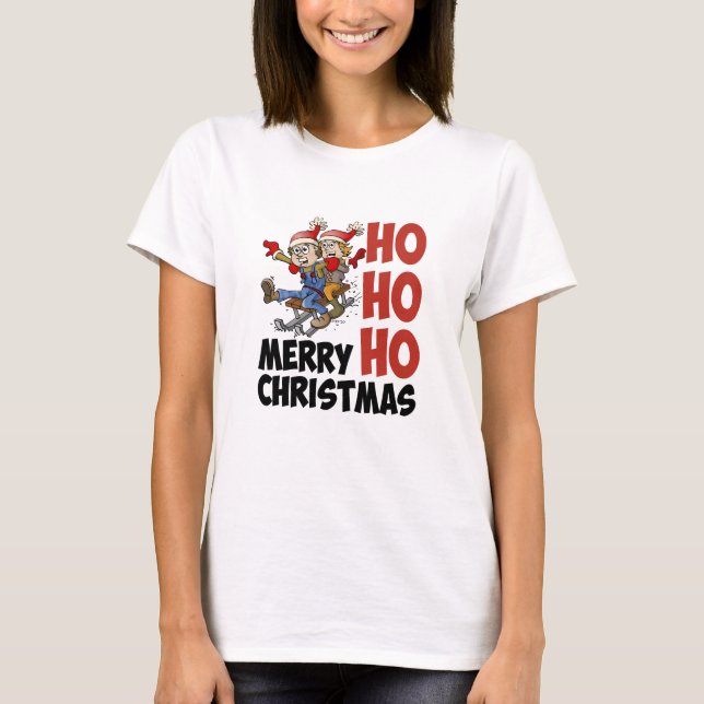 Hohoho Merry Christmas. T-shirt (Vorderseite)