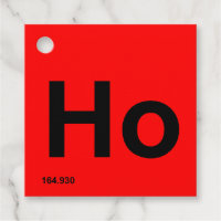HoHoHo Periodic Table Element HO-Geschenk