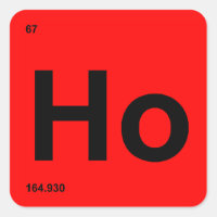 HoHoHo Periodic Table Element HO
