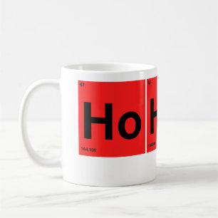 HoHoHo Weihnachten Periodischer Tisch der Elemente Kaffeetasse