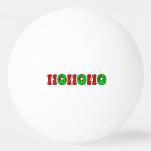 HOHOHO Weihnachtsmann Lachensnowman-niedliches Tischtennisball